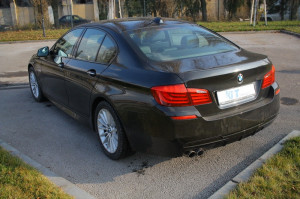 Difuzor de aer cu evacuare dubla stanga compatibil cu BMW Seria 5 F10 F11 2011-2017 M-Performance Design - Img 5