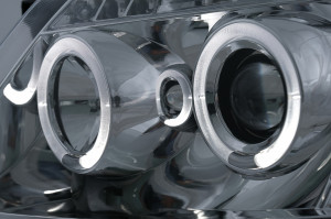 Faruri Angel Eyes compatibil cu Toyota Hilux 2005-2011 Crom - Img 4