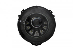 Faruri Bi-Xenon LED compatibil cu Mercedes W463 G-Class 2005-2017 M-look cu semnal secvential dinamic - Img 3