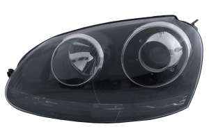 Faruri compatibil cu VW Golf 5 V 2003-2007 Jetta 2005-2010 RHD GTI R32 Design Black - Img 2