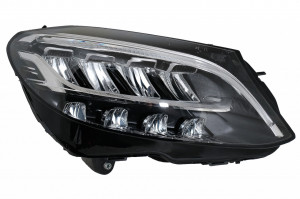 Faruri Full LED compatibil cu Mercedes C-Class W205 S205 2019-> LHD - Img 2