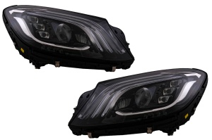 Faruri Full LED compatibil cu Mercedes S-Class W222 Maybach X222 2013-2017 Facelift Design