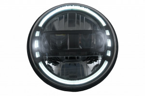 Faruri Full LED CREE Dublu Proiector compatibil cu Jeep Wrangler JK TJ LJ 2007-2014, 2018-> - Img 4