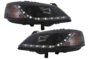 Faruri LED DRL compatibil cu Opel Astra G 1997-2004 Negru