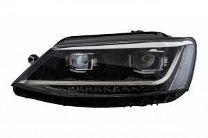 Faruri LED DRL compatibil cu VW Jetta Mk6 VI 2011-2017 Semnal Dinamic Secvential Xenon Matrix Design - Img 2