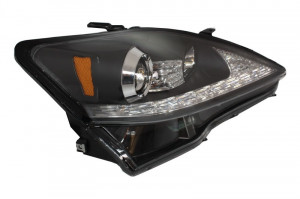 Faruri LED DRL dinamic compatibil cu LEXUS IS XE20 2006-2013 Negru - Img 4