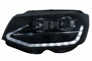 Faruri LED Tube Light compatibil cu VW Transporter T6 2015-2020 Negru Semnal Dinamic Secvential - Img 2