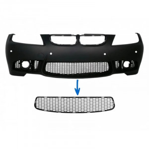 Grila central inferioara compatibila cu BMW 3 series E90 E91 Pre-LCI (2004-2008) E92 E93 Pre-LCI (2006-2009) M3 Design - Img 6