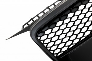 Grila Centrala compatibil cu Audi A3 8P 2004-2007 Hatchback Sportback RS Design Negru Mat - Img 3