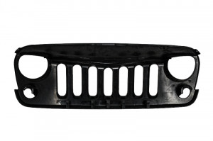 Grila Centrala compatibil cu JEEP Wrangler, Rubicon JK 2007-2017 Angry Bird Design Negru Lucios - Img 2