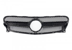 Grila Centrala compatibil cu MERCEDES Benz GLA-Class X156 2014-2016 GLA45 Desing Silver - Img 2