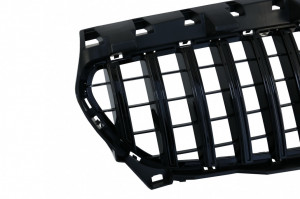 Grila Centrala compatibil cu MERCEDES CLA C117 X117 W117 2013-2018 CLA45 GT-R Panamericana Desing Negru - Img 3