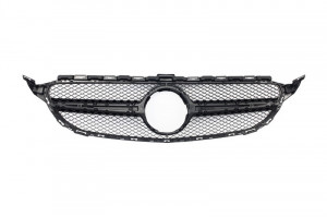 Grila Centrala compatibil cu Mercedes clasa C W205 2014-2018 culoare neagra - Img 3