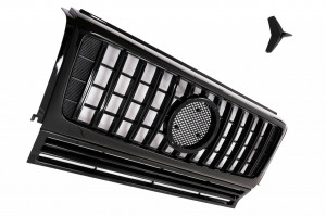 Grila Centrala compatibil cu Mercedes G-Class W463 2002-2017 G63 GT-R Panamericana Design - Img 3