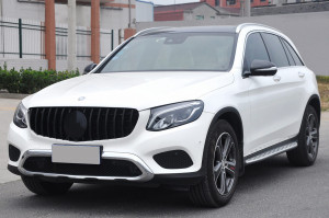 Grila Centrala compatibil cu Mercedes GLC X253 C253 2015-2018 GT R Panamericana Desing Neagra - Img 5