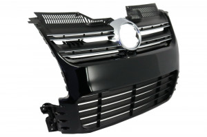 Grila Centrala compatibil cu VW Golf 5 V 2003-2008 Negru R32 Design - Img 2