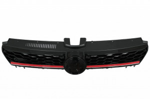 Grila Centrala compatibil cu VW Golf 7 VII 5G 2013-2017 GTI Design Rosu - Img 2