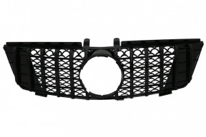 Grila centrala compatibila cu ML W164 2008-2011 GT-R Panamericana Design Negru