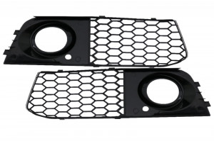 Grile Laterale compatibil cu Audi A4 B8 2007-2011 RS4 Design Negru Lucios - Img 5