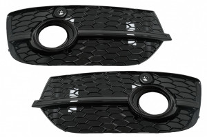 Grile Laterale compatibil cu Audi Q3 8U 2011-2014 RS Design Piano Black