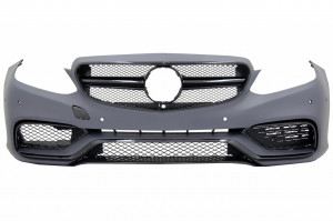 Kit Exterior compatibil cu Mercedes W212 E-Class Facelift 2013-> E63 A-Design Negru Lucios - Img 2