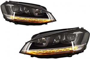 Kit Exterior Complet compatibil cu VW Golf VII 7 2013-2017 R20 R Look cu Sistem de Evacuare R Look - Img 4