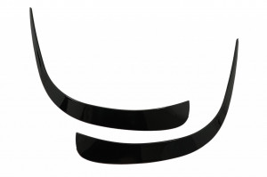 Ornamente bara fata flapsuri compatibil cu Mercedes GLE W167 GLE Coupe C167 2019-> doar pentru AMG Sport Line Negru Lucios - Img 2