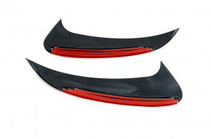 Ornamente bara spate flapsuri compatibil cu Mercedes C Class W206 Sport Line 2021-> Negru Lucios - Img 3