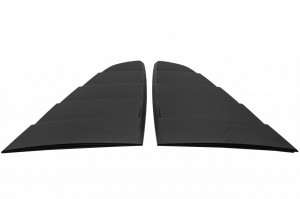 Ornamente Geamuri Laterale Spate compatibile cu FORD Mustang 2015-2019 Negru Mat - Img 3