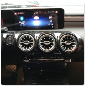 Ornamente interior Consola principala, Aer Conditionat si Stergatoare compatibil cu Mercedes A-Class W177 Carbon LHD - Img 2