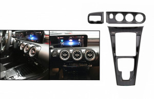 Ornamente interior Consola principala, Aer Conditionat si Stergatoare compatibil cu Mercedes A-Class W177 Carbon LHD - Img 7