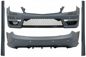 Pachet Exterior compatibil cu Mercedes C-Class C204 Coupe 2011-2015 C63 Design