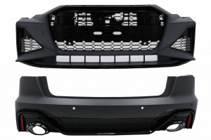 Pachet Exterior Complet compatibil cu Audi A6 C8 4K Limousine 2018-2022 Racing Design