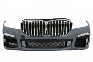 Pachet Exterior Complet compatibil cu BMW G12 Seria 7 2015-2019 Conversie la G12 LCI 2020 Design - Img 2