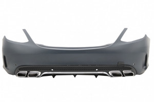 Pachet Exterior Complet compatibil cu Mercedes C-Class W205 Sedan 2014-2018 C63 Design - Img 5