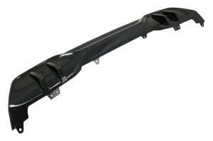 Pachet Exterior Prelungire Bara Fata si Difuzor compatibil cu BMW X5 G05 2018-> M Design Negru Lucios - Img 3
