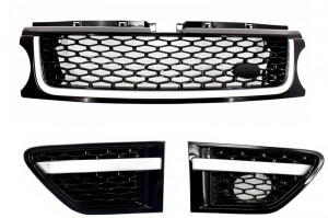 Pachet Grila Centrala si Grile Laterale Land ROVER Range ROVER Sport Facelift 2009-2013 L320 Autobiography Look