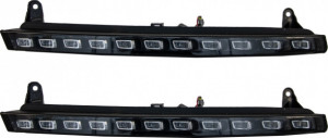 Pachet Lumini de zi dedicate cu semnalizare LED compatibil cu Audi Q7 2006-2009 OEM Facelift Design