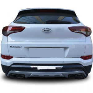 Pachet off-road prelungire bara fata si spate compatibil Hyundai Tucson III 2015-2018, plastic ABS - Img 3
