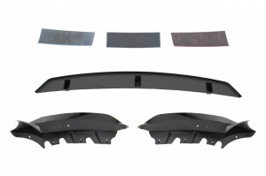 Prelungire Bara Fata compatibil cu BMW Seria 5 G30 G31 2017-> M5 Design Negru Lucios - Img 7