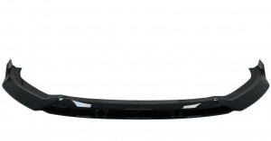 Prelungire Bara Fata Lip compatibil cu Audi A3 8V Facelift S-Line (2017-up) Negru Lucios - Img 2