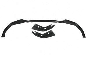 Prelungire Bara Fata Negru Lucios compatibil cu BMW Seria 3 G20 Sedan G21 Touring 2018-> M Sport - Img 2
