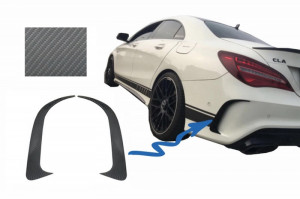 Prelungiri Extensii Bara Spate compatibil cu MERCEDES CLA W117 C117 X117 2013-2018 CLA45 Design Carbon Film Coating - Img 2
