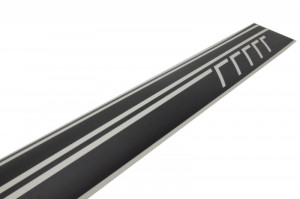 Stickere Laterale Negru Mat compatibil cu MERCEDES Benz W212 Clasa E 2009-2016 - Img 4