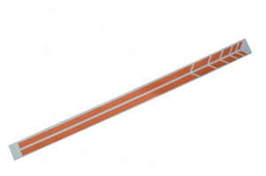 Stickere Oglinzi Laterale Portocaliu Mat compatibil cu MERCEDES CLS W219