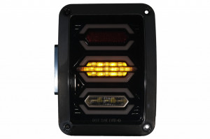 Stopuri Full LED compatibil cu JEEP Wrangler JK 2007-2017 Fumuriu - Img 4