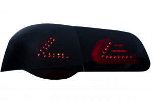 Stopuri Full LED compatibil cu VW Passat 3C B6 Variant 2005-2010 Negru Fumuriu - Img 2