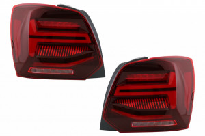 Stopuri Full LED compatibil cu VW POLO 6R 6C 2011-2017 Semnal Dinamic Led Vento Look