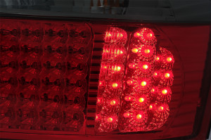 Stopuri LED compatibil cu Audi A4 B6 8E Sedan 2000-2004 Rosu Fumuriu - Img 3