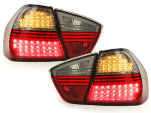 Stopuri LED compatibil cu BMW E90 3 Series 2005-2008 Rosu Fumuriu - Img 2